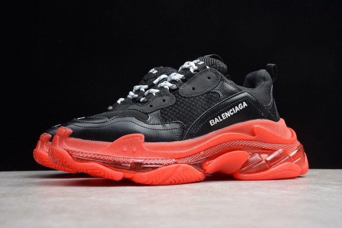 blcg sneaker triple.s.gomma rouge blanc noir