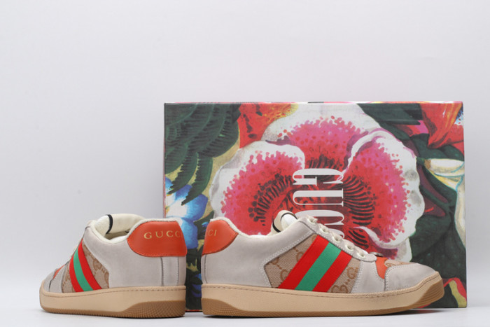 G*u*i ace embroidered low-top sneaker
