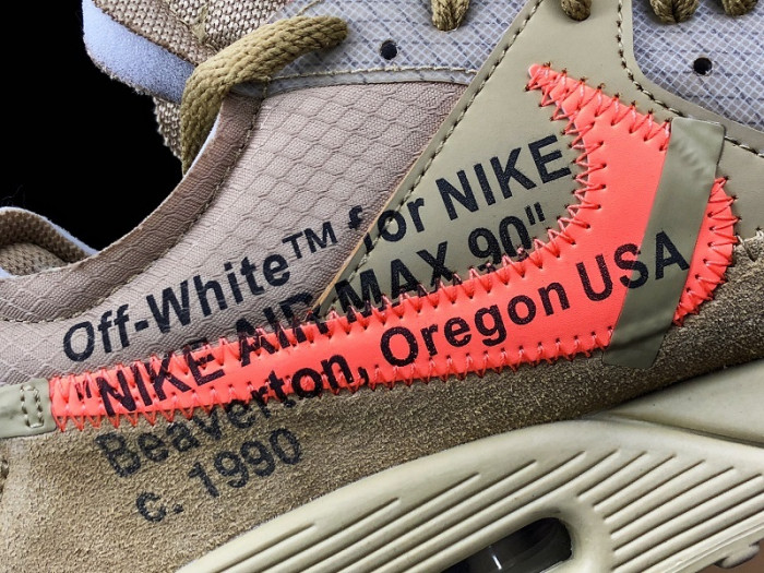 ofw nike air max 90 desert ore aa7293-200