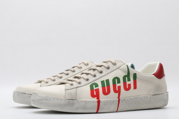 G*u*i ace embroidered low-top sneaker 576137 a38v0 9090
