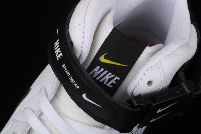 air force 1 mid utility white black  804609-103