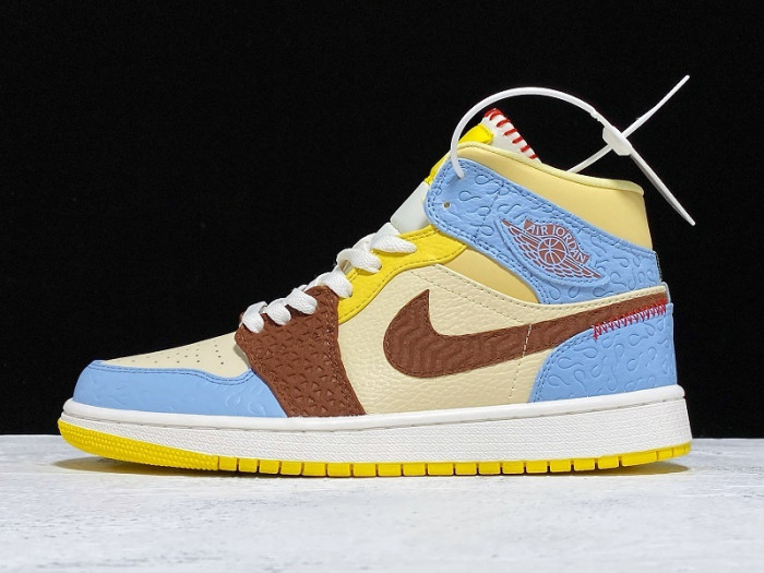 Ma*s*n chateau rouge x air jordan 1 high mid  fearless cu2803-200