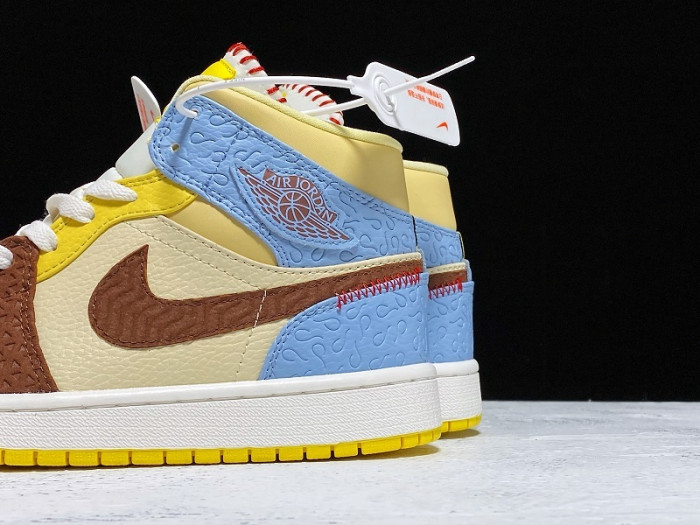 Ma*s*n chateau rouge x air jordan 1 high mid  fearless cu2803-200