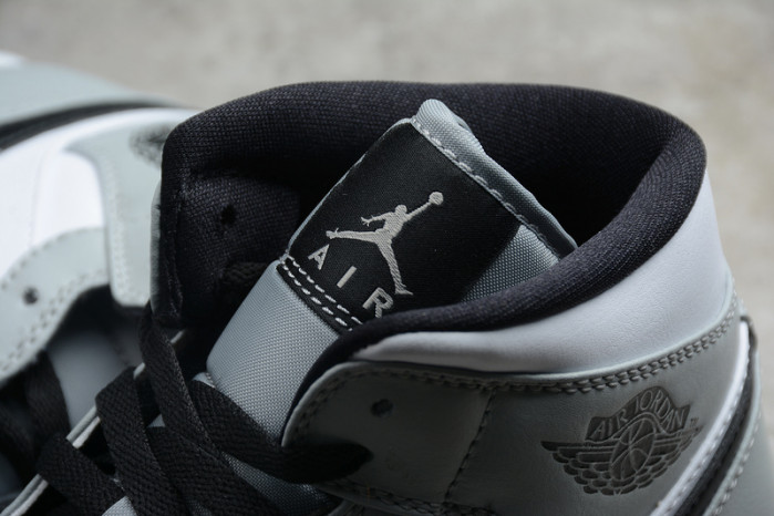 jordan 1 mid light smoke grey - 554724-092