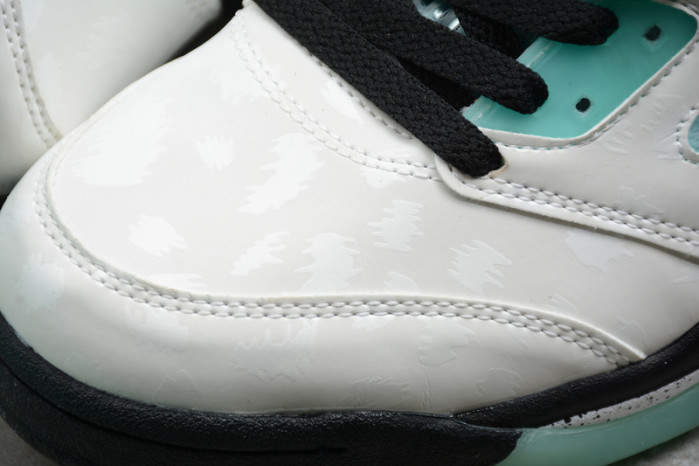 air jordan 5 retro island green  cn2932-100