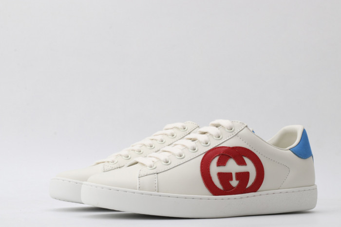 G*u*i ace embroidered low-top sneaker 431942a38g09066