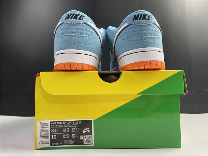 nike sb dunk low pro club 58 gulf x we club 58 bq6817-401