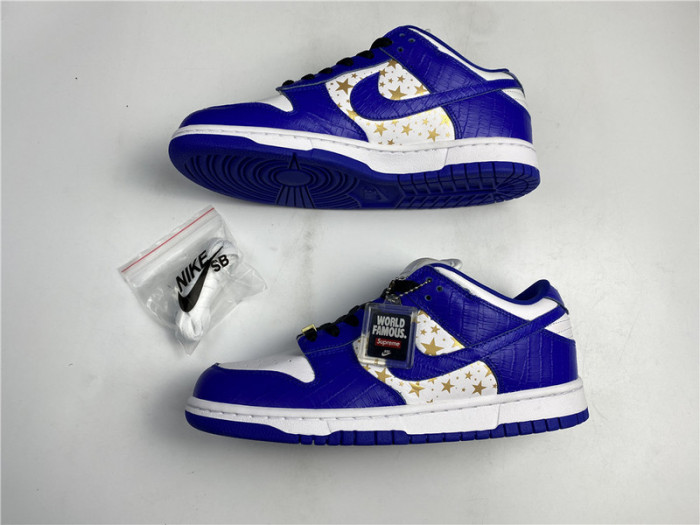 nike sb dunk low stars hyper royal (2021)  dh3228-100