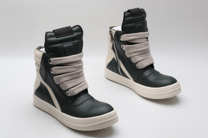 rick 0wens sneakers (dark green)