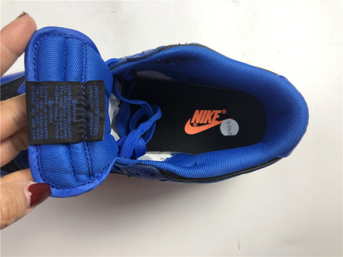 nike dunk low retro black hyper cobalt (2021) dd1391-001