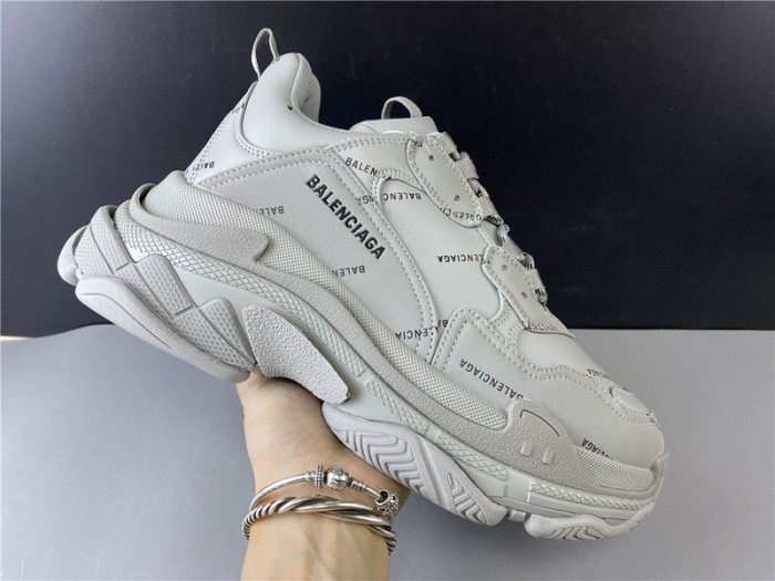 blcg sneaker triple.s.gomma grey black 536737 w2fa1 1210