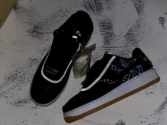 travis scott x nike air force 1 low cactus jack  cn2405-001