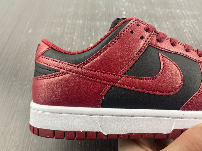 nike dunk low next nature dark red black dn1431-002
