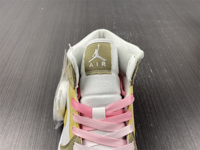 jordan 1 mid se pastel vivid green grind  - dj0338-100