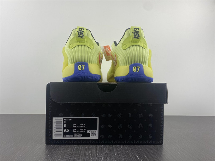 nike kd 15 xv ep "aimbot" volt black multi color dm1053-700