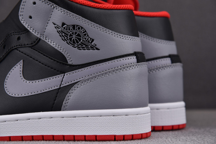 air jordan 1 mid shadow fire red dq8426-006