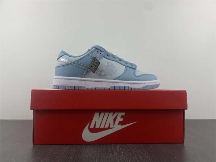 nike dunk low gs grey blue dh9765-401