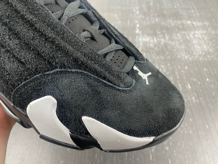 air jordan 14 “black/white/university red” 487471-016
