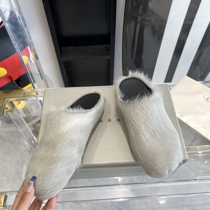 marni fussbett sabot loafers